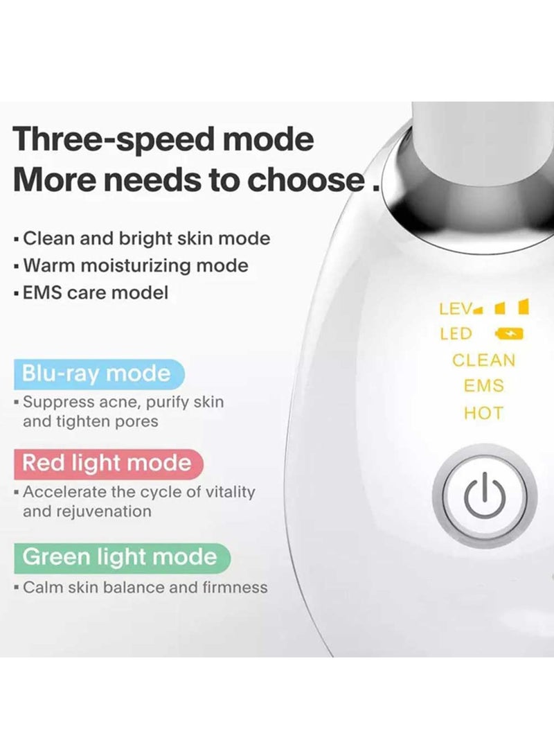 Electric Facial Neck Lifting EMS Thermal Therapy Face Shape Firming Massager Skin Tightening Wrinkle Removal Anti Aging Machine LED Photon Beauty Device Sonic Vibration - Image 2