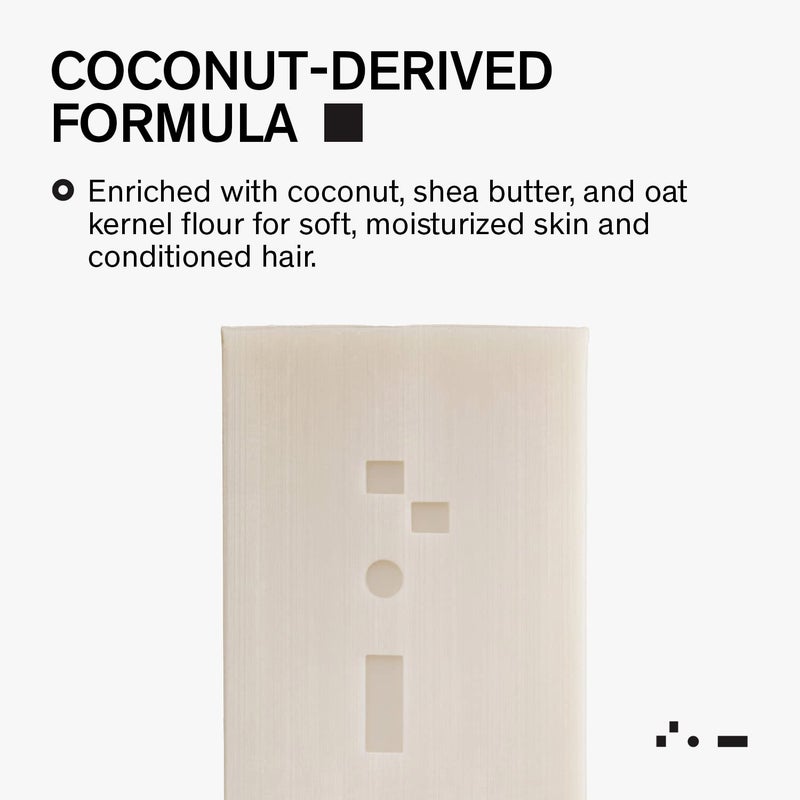 Bravo Sierra Body and Hair Mens Soap Bar All-In-One Shampoo & Soap for Men's Face, Hair & Body - Sandalwood & Fig, 7 oz - Coconut, Shea Butter and Oat Flour for Soft Skin and Healthy Hair - Image 3