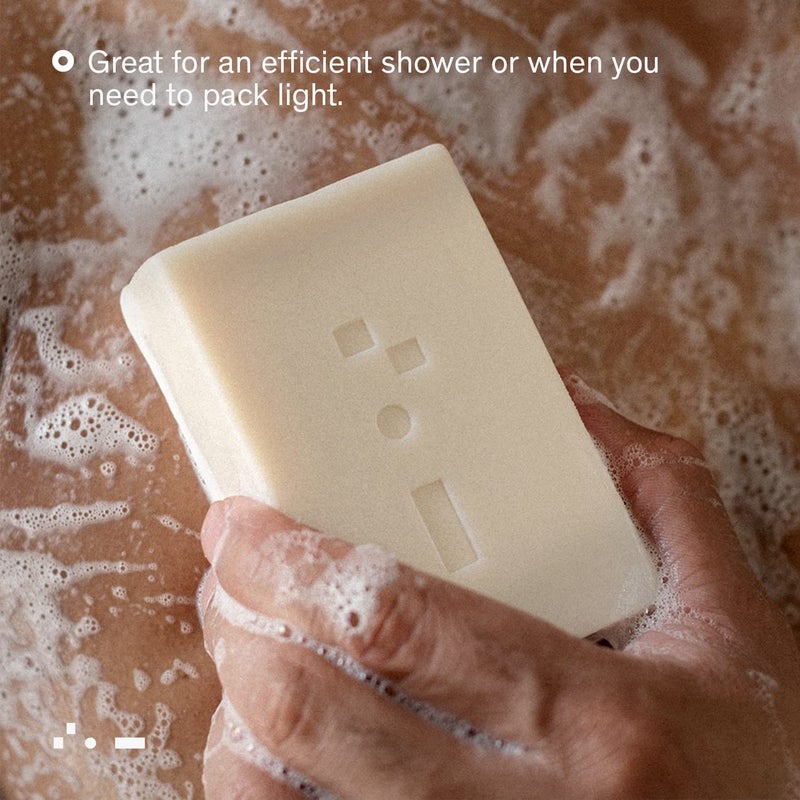 Bravo Sierra Body and Hair Mens Soap Bar All-In-One Shampoo & Soap for Men's Face, Hair & Body - Sandalwood & Fig, 7 oz - Coconut, Shea Butter and Oat Flour for Soft Skin and Healthy Hair - Image 4