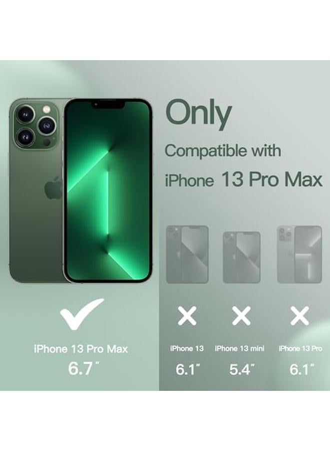 Jetech Silicone Case For Iphone 13 Pro Max 6.7 Inch Silky Soft Touch Full Body Protective Phone Case Shockproof Cover With Microfiber Lining Midnight Green - Image 2