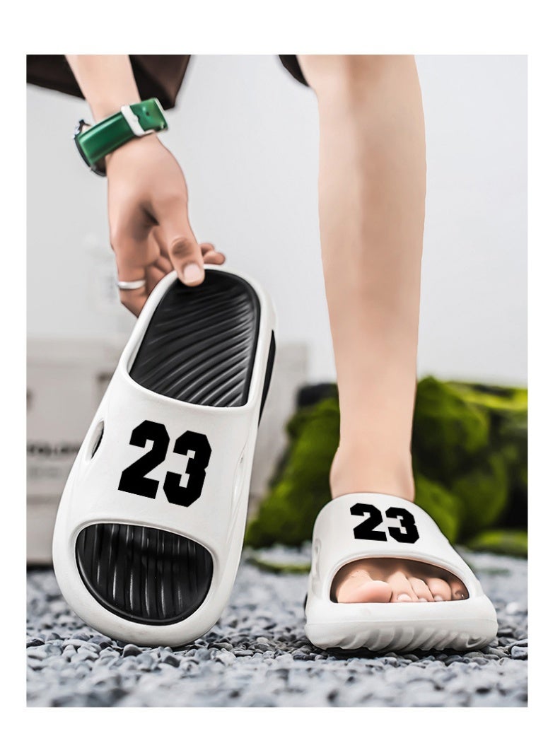 utune EVA slippers for men and women 2025 new anti slip high-end feeling, worn externally for teenagers, sports cool slippers - Image 4