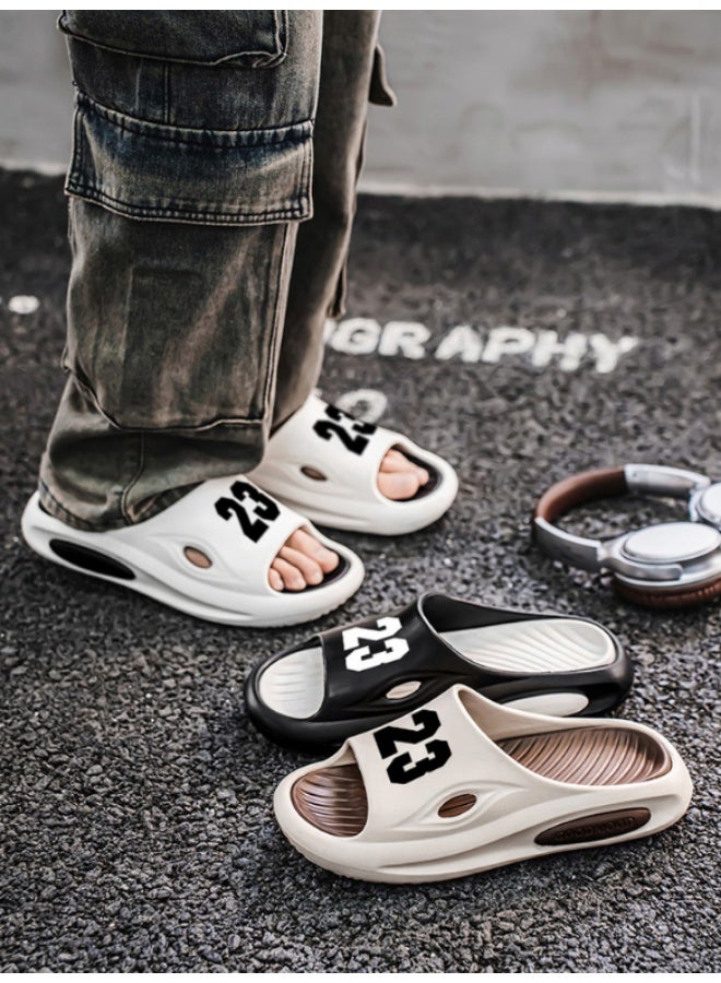 utune EVA slippers for men and women 2025 new anti slip high-end feeling, worn externally for teenagers, sports cool slippers - Image 2