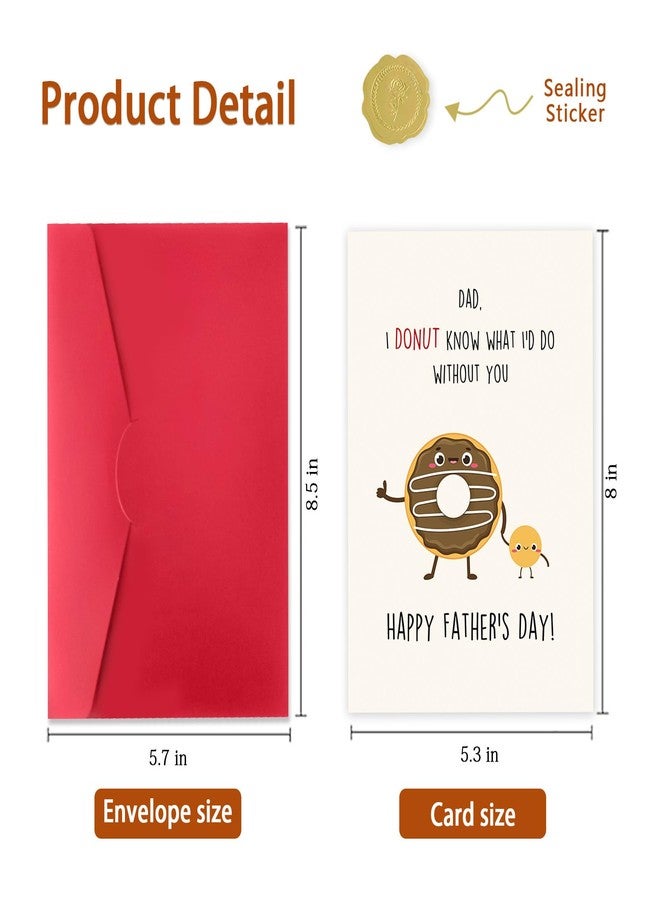 ICOOLYI Funny Father’s Day Card Gift for Dad - Fathers Day Card from Daughter, Son, Kids - Gifts for Dad Who Wants Nothing - Image 2