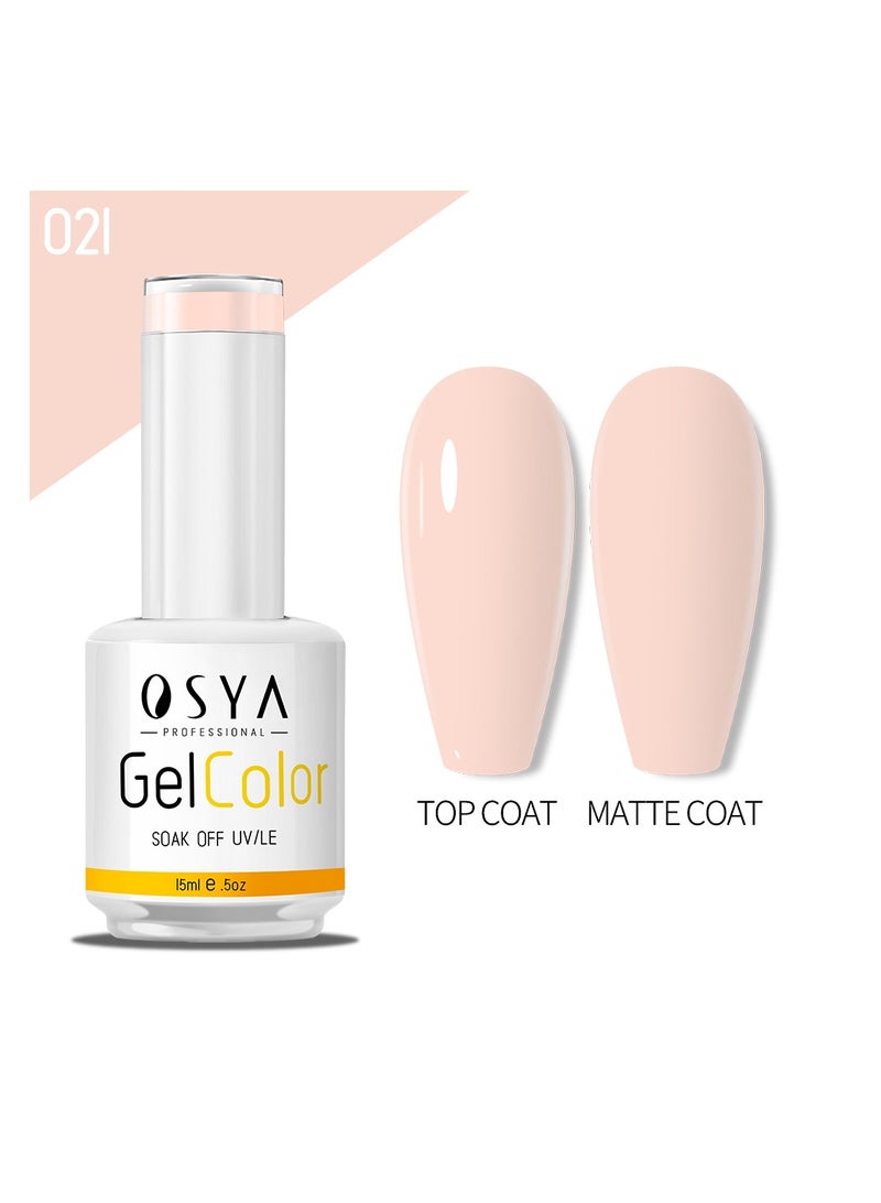 OSYA gel Nail Polish Collection Soak Off UV&LED CANNI OUTPUT Gel polish 15ml (021) - Image 1