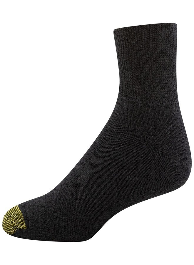 GOLDTOE Men's Non Binding Ankle Socks, Multipairs, Black (3-Pairs), X-Large - Image 4