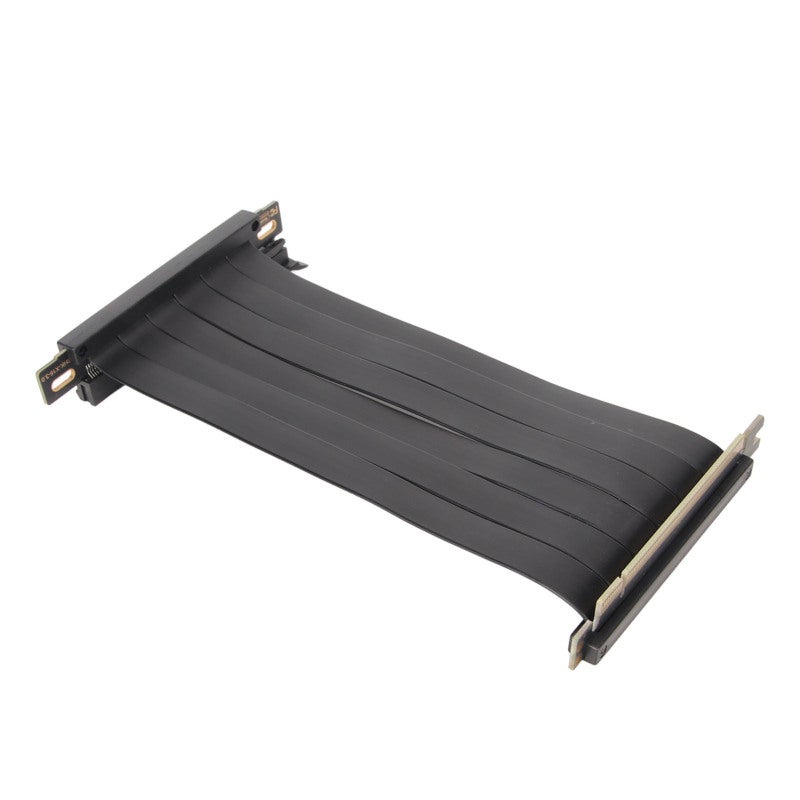 كابل تمديد PCIE 3.0 X16 بطول 20 سم - أسود - تصميم مرن قابل للطي - كابل تمديد GPU بتقنية التوصيل والتشغيل لتركيب بطاقة الرسوميات بشكل عمودي - Image 5