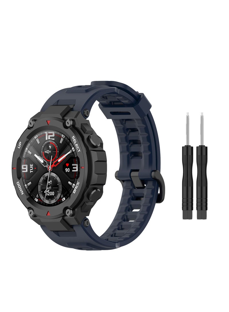 Band Compatible with Amazfit T-Rex Band Soft Silicone Wristbands Replacement Bracelet Sport Strap Smart Watch Accessories-with Install Tools  - Image 2