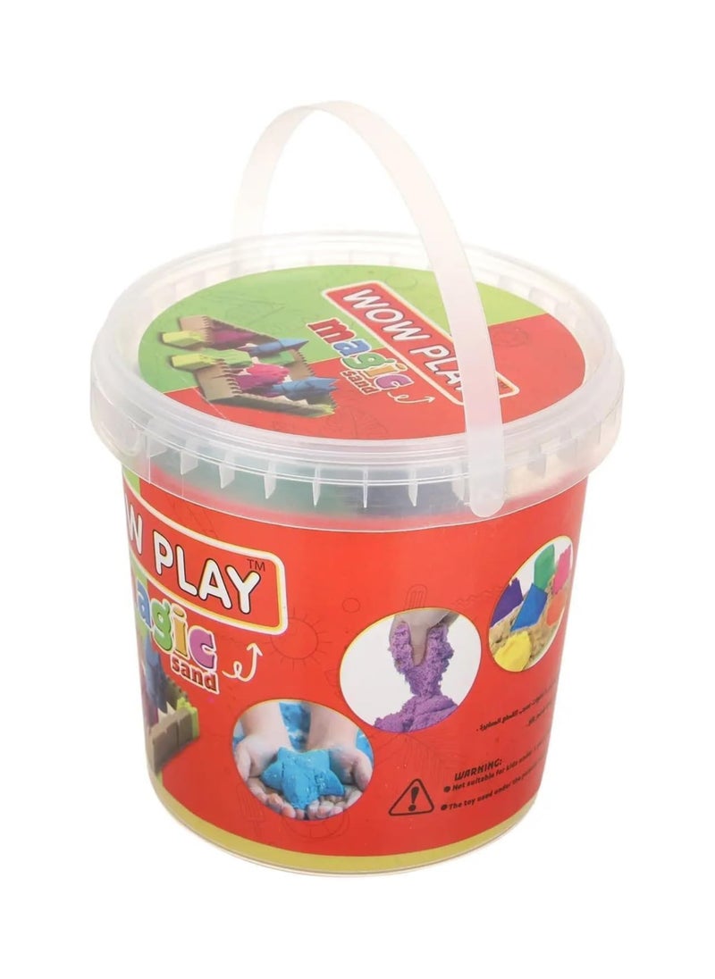 null - Large Magic Sand play set with two plastic molds for a super soft, non-drying feel for kids - Image 1