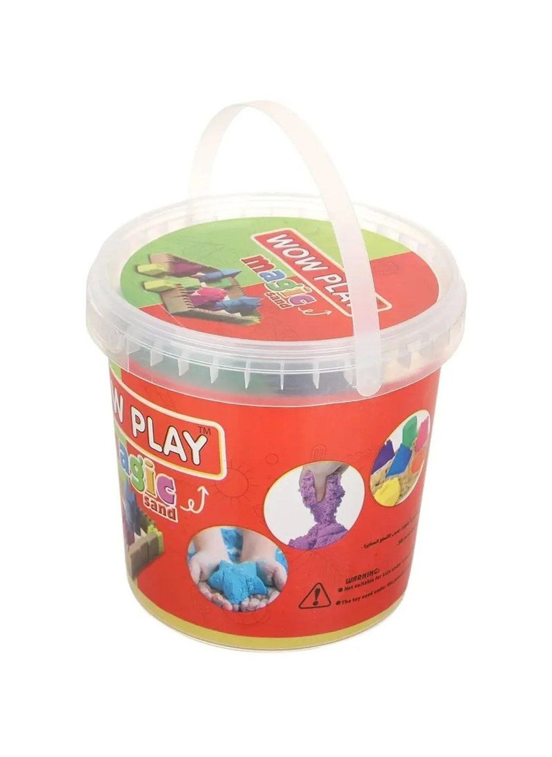null - Large Magic Sand play set with two plastic molds for a super soft, non-drying feel for kids - Image 1