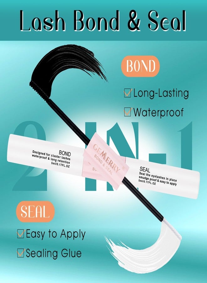 GEMERRY DIY Lash Extension Kit for Beginners 280 PCS Individual Lash Clusters Kit 0.07D 10-18 MIX Eyelash Extension Kit Lash Glue for Eyelash Extensions(80D-0.07D,10-18MIX-KIT) - Image 4