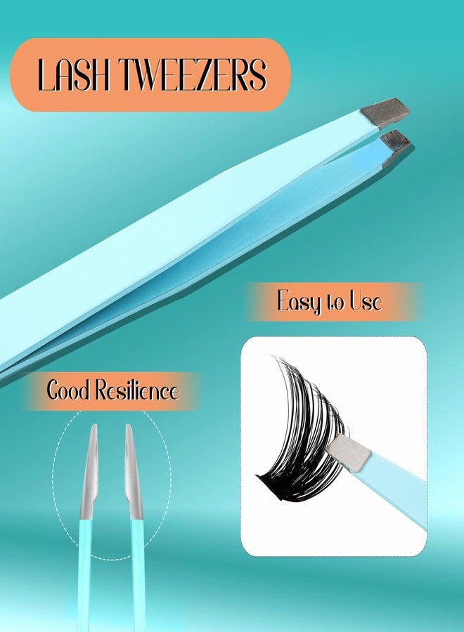 GEMERRY DIY Lash Extension Kit for Beginners 280 PCS Individual Lash Clusters Kit 0.07D 10-18 MIX Eyelash Extension Kit Lash Glue for Eyelash Extensions(80D-0.07D,10-18MIX-KIT) - Image 5