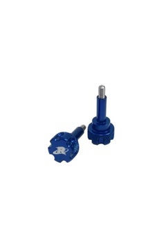 Riva Riva Engine Cover Billet Knob Set for Yamaha 1.8L (Blue) 
