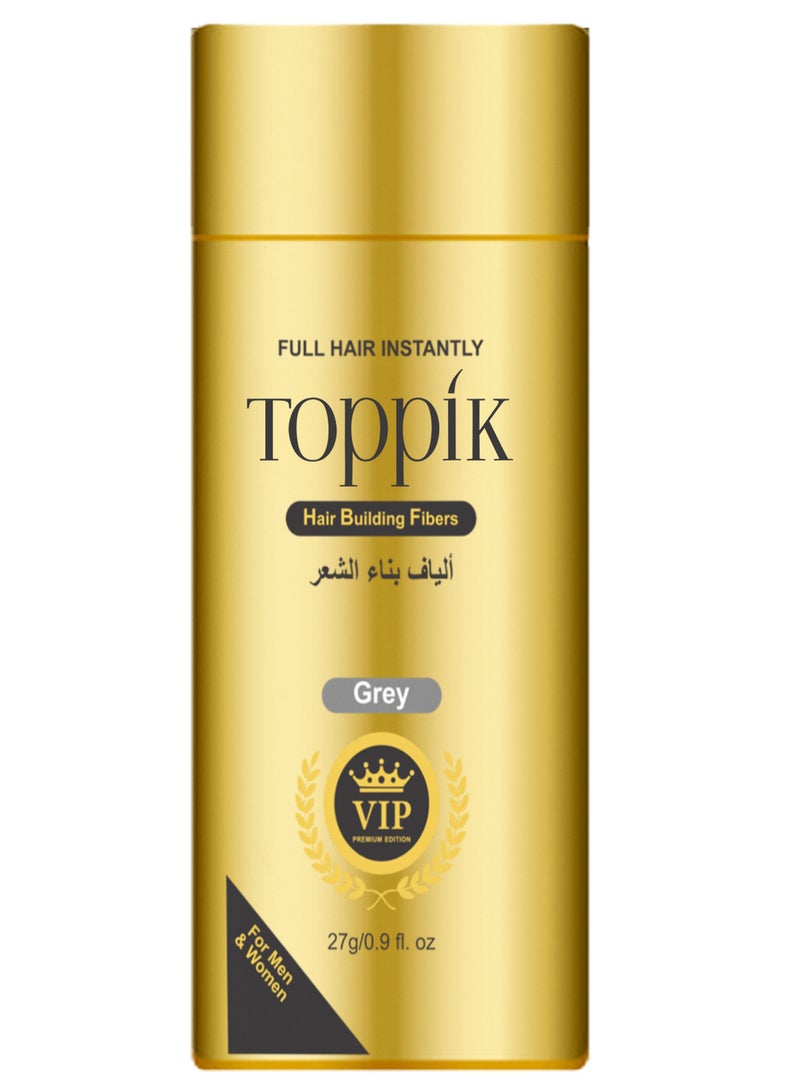 Hair Building Fiber Instant Hair Loss Concealer Grey 27g