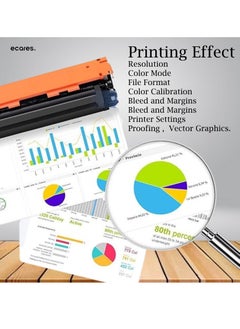 ECARES ECARES® 305A Toner Cartridge CE410A CE411A CE412A CE413A Compatible for HP Laserjet Pro 400 Color M451dn M451nw M451dw MFP M475dw MFP M475dn Pro 300 MFP M375nw M351A (Multicolor)  - Image 5