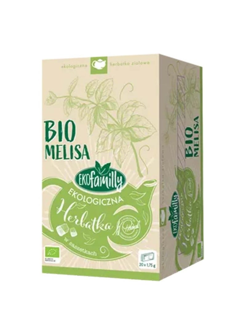Bio Organic Bio Lemon Balm Herbal Tea, 20 Sachets