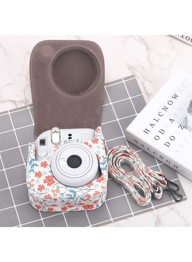 Frankmate Protective Case Compatible with Fujifilm Instax Mini 12 11 9 8 Instant Film Camera with Accessory Pocket and Adjustable Strap - Image 4