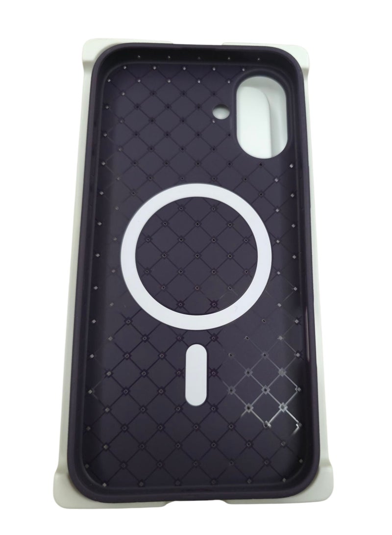 جراب لهاتف 16بلس مقاس 6.7 بوصة، مصنوع من نسيج كامل، ملمس الجلد، أداة مبتكرة تجمع بين الحماية القصوى والتصميم الأنيق، باستخدام مواد عالية الجودة وتقنيات متقدمة، اللون: (بنفسجي) - Image 2