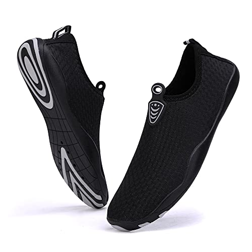 Vsufim Quick-Dry Water Sports Barefoot Shoes Aqua Socks for Swim Beach Pool Surf Yoga for Women Men (9 Women/8 Men) - Image 2