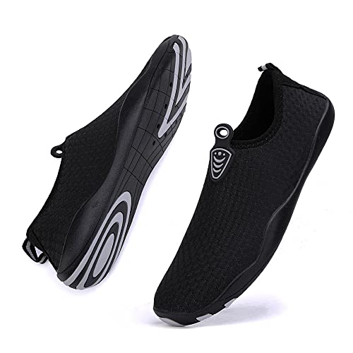 Vsufim Quick-Dry Water Sports Barefoot Shoes Aqua Socks for Swim Beach Pool Surf Yoga for Women Men (9 Women/8 Men) - Image 3