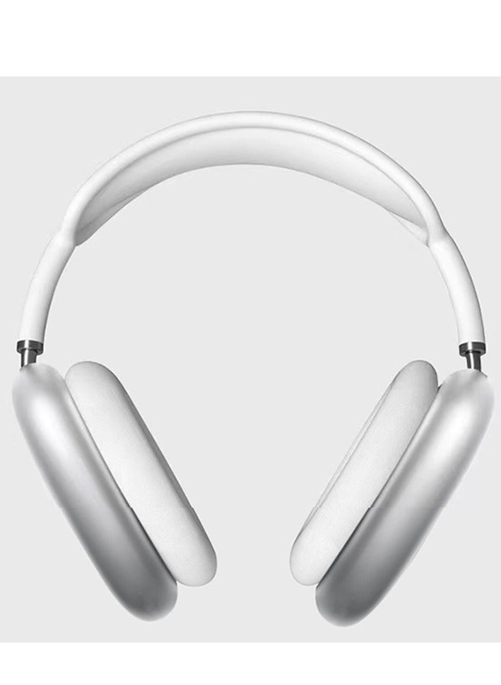 P9 Bluetooth Wireless Headset Over-Ear Headphone With Mic White