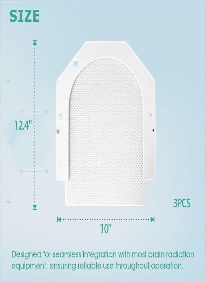 MUROCEA Thermoplastic Head Immobilization Mask for Radiotherapy, 3-Pack Head Positioning Splint, Low-Temperature Moldable Frame, 10" x 12.4" - Image 2
