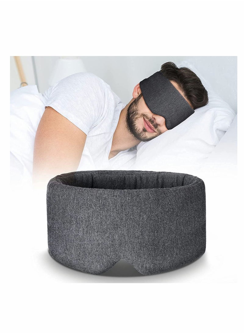 SYOSI Eye Mask Full Cover, Light Sleep Eyes, Shading, Adjustable Blinds Goggles, Airplane Masks With Travel Bags, Full Goggles Are Suitable For Ladies Men’s Sleep  - Image 1