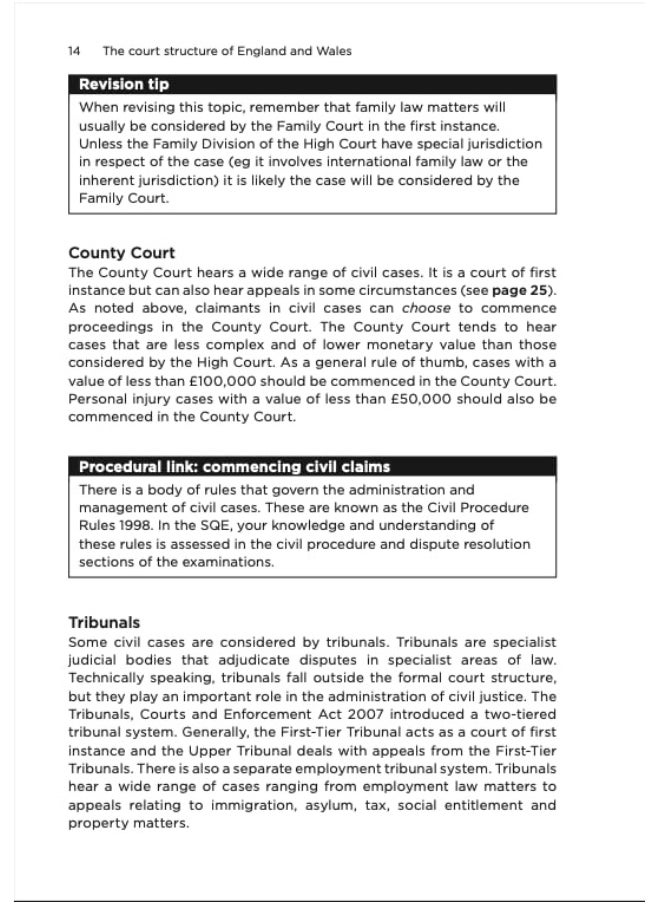null - Revise SQE The Legal System and Services of England and Wales: SQE1 Revision Guide 2nd ed - Image 1