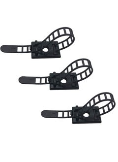 Alissa 100 pcs Cable Clips the Adhesive Cable Ties, Adjustable Nylon Cable Zip Ties and Adhesive Cable Clips with Optional Screw Mount for Cord Management (Black)  - Image 4