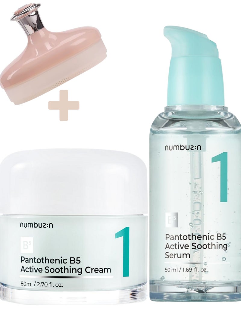 numbuzin Nourish & Renew Skincare Collection - No.1 Pantothenic B5 Active Soothing Serum, No.1 Pantothenic B5 Active Soothing Cream  - Image 1