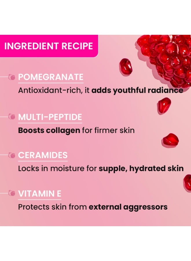 Dot & Key Pomegranate + Multi-peptide Anti Aging Cream With Spf 30 For Sun Protection|reduces Fine Lines Wrinkles|48hr Intense Moisturization|boosts Collagen|for Mature Normal To Dry Skin|60ml - Image 5