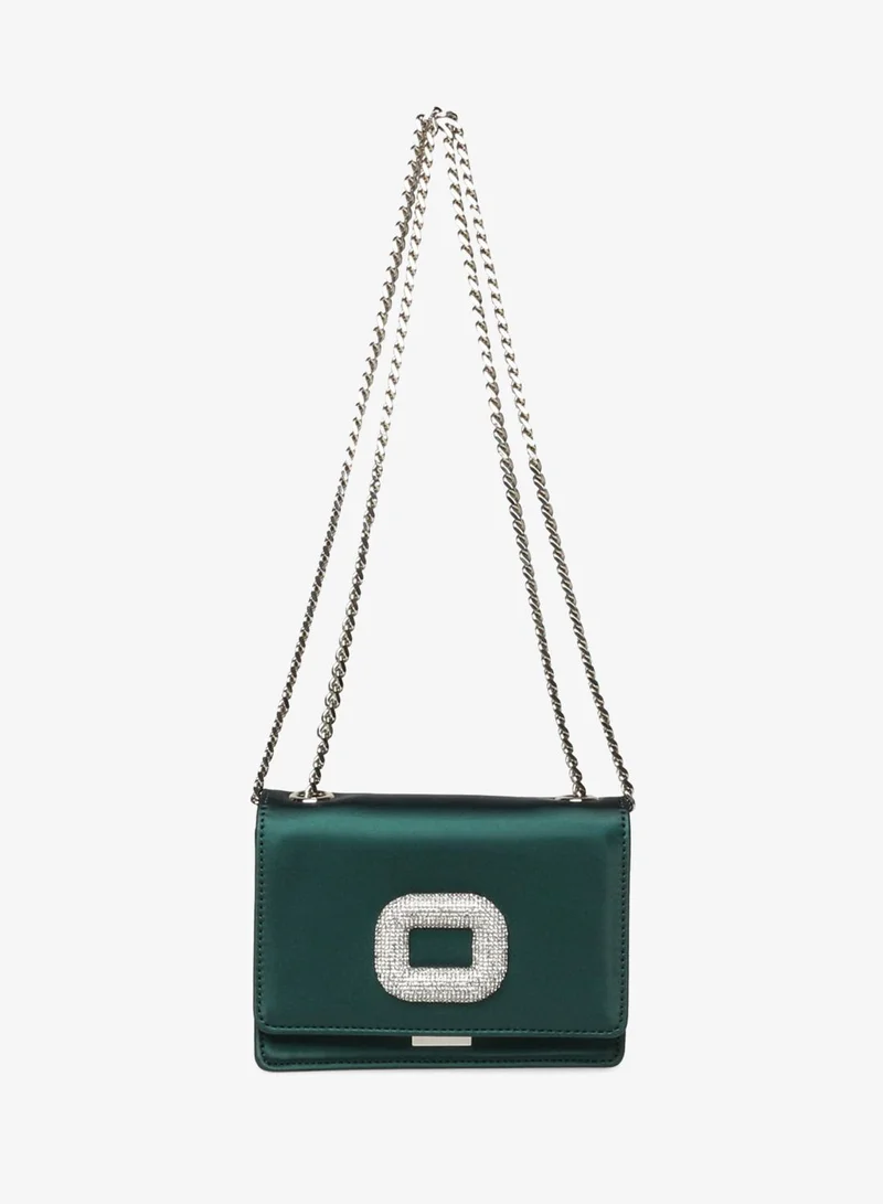 STEVE MADDEN Steve madden flonne emerald clutch