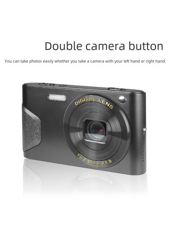 Generic 4K Student Camera 48 Million HD Daily Travel Photo Recorder Retro Macro Digital Beauty Camera-Body Color:16G SD Memory Card  - Image 4