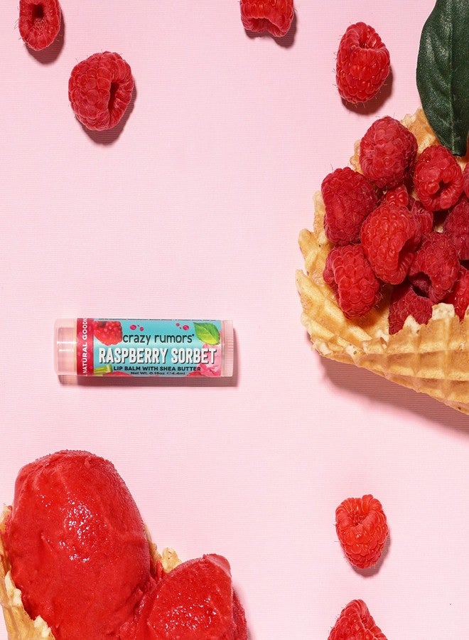 Crazy Rumors Raspberry Sorbet Lip Balm. 100% Natural, Vegan, Plant-Based, Made in USA (1-Pack) - Image 2