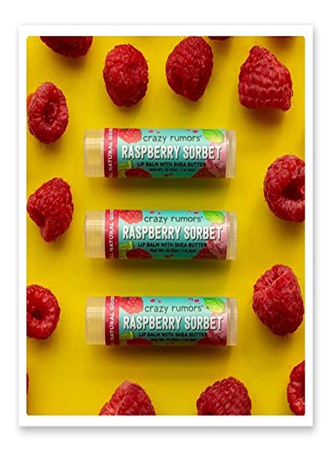 Crazy Rumors Raspberry Sorbet Lip Balm. 100% Natural, Vegan, Plant-Based, Made in USA (1-Pack) - Image 3