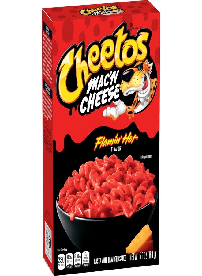 Cheetos Mac'N Cheese Flamin' Hot Flavor 5.6 OZ | Spicy Cheesy Macaroni Pasta | Rare Imported Snack Box - Image 2
