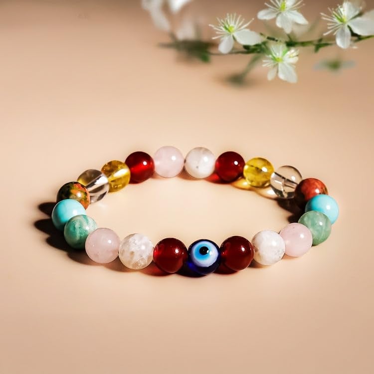 YiCan Pregnancy Bracelet with Natural Healing Crystals | Stretch Beaded Bracelet for Fertility, Prenatal Energy, and Emotional Support | Calming Gemstone Jewelry for Expecting Moms and New Mothers - Image 2