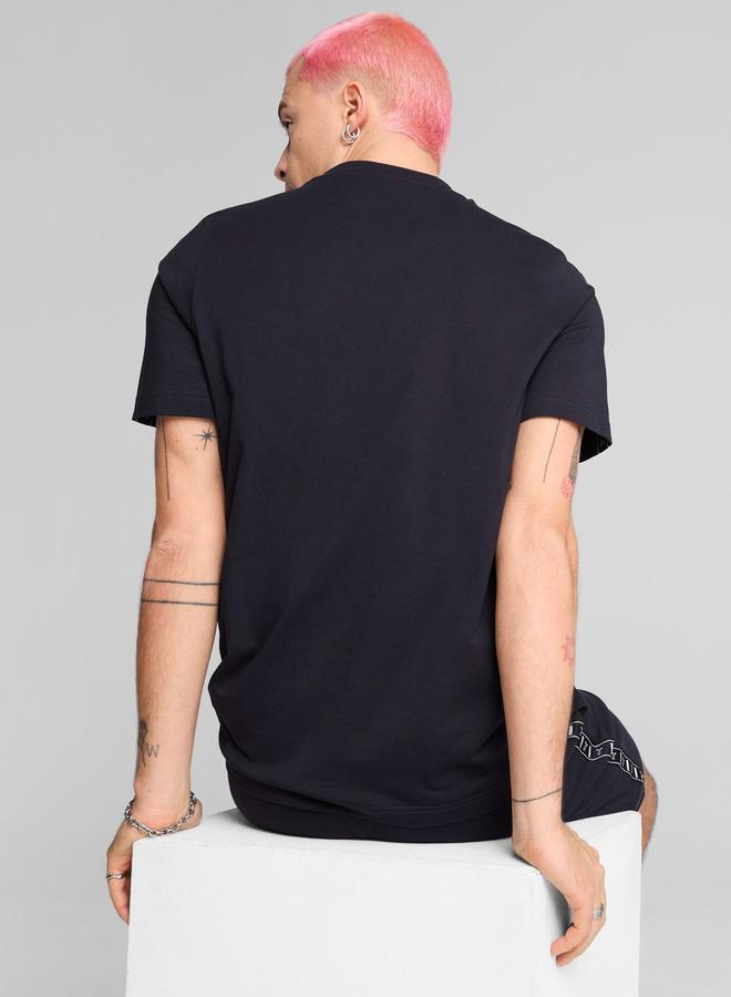 PUMA Essential Logo Print Round Neck T-Shirt - Image 3