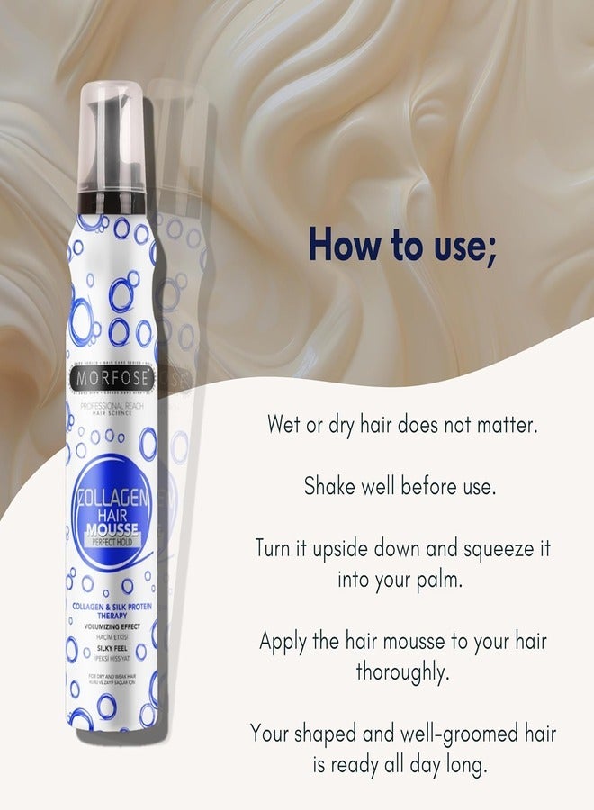مورفوز موس الشعر بالكولاجين من مورفوس - ثبات مثالي، 200 مل - Image 4