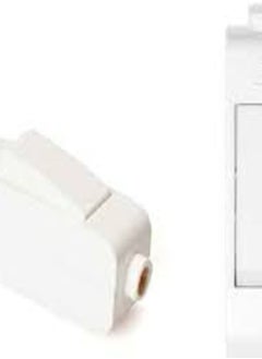 KNP KNP White Hanging Bed Switch Without Indicator is a type of switch typically used for controlling lighting or other electrical devices from a convenient hanging position.  - Image 2