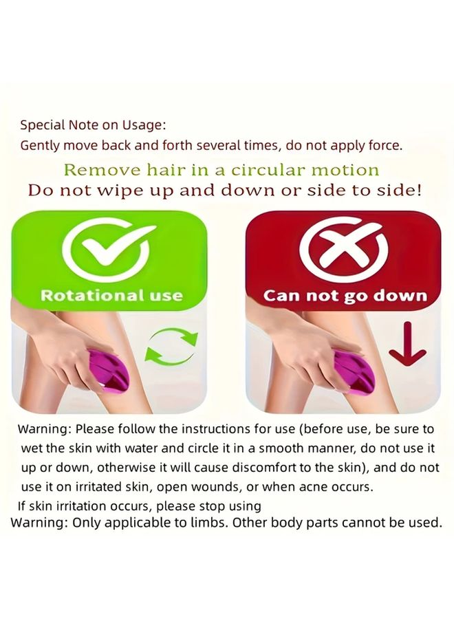 Upgraded Black Grid Pattern Nano Reusable Glass Epilator For Women Leg Hair Removal Washable Manual Body Hair Removal Tool Ergonomic Design Durable Construction Personal Care Travel Essentials - Image 5