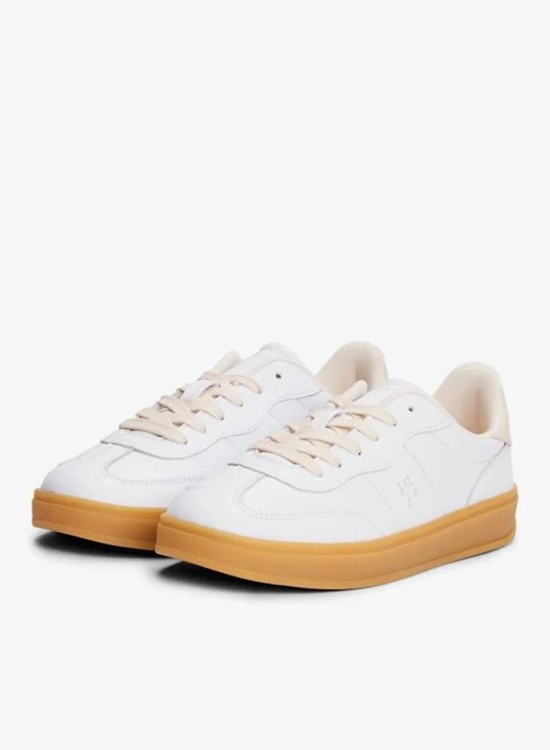 Tommy Hilfiger white Premium Heritage Low Top Sneakers for Women | Best Price UAE