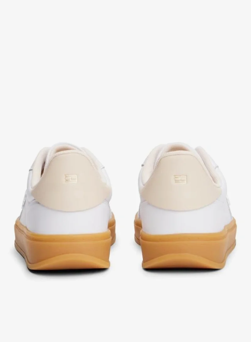 Tommy Hilfiger white Premium Heritage Low Top Sneakers for Women | Best Price UAE