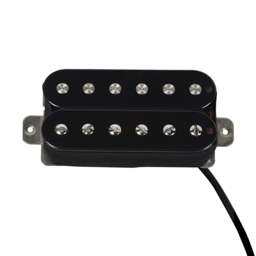 FLEOR Electric Guitar Humbucker Pickups Bridge Alnico 5 Pickup Black - Image 5