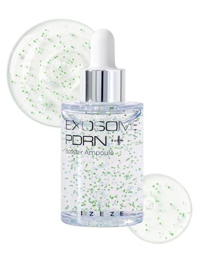 IZEZE Exosome PDRN Booster Ampoule Exosomes 4000 ppm PDRN Serum Korean Face Firming and Poremizing Hydrating Skincare Korean Pore Minimizer Cica Exosome for Sensitive Skin 101 floz - Image 1