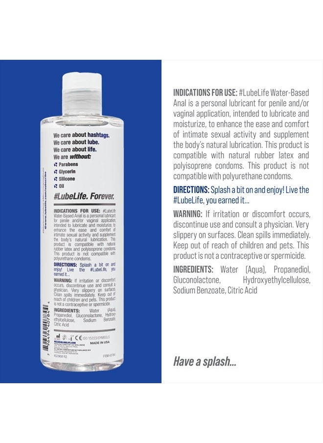 #LUBELIFE Water-Based Lubricant, Non-Staining, 12 Fl Oz  - Image 4