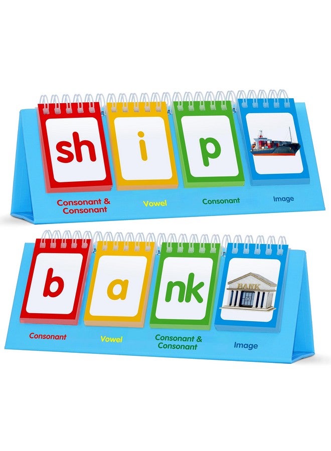 سبرايت جرو لوحات قلابة CVCC وCCVC، ألعاب صوتية مكونة من 40 كلمة، لوحة قلابة مستقلة، لعبة تهجئة تفاعلية، أداة تعليمية للطالب والمعلم، لوازم مدرسية - Image 1