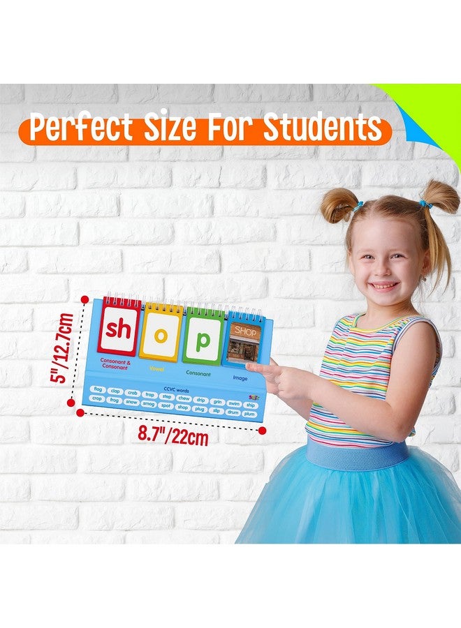 سبرايت جرو لوحات قلابة CVCC وCCVC، ألعاب صوتية مكونة من 40 كلمة، لوحة قلابة مستقلة، لعبة تهجئة تفاعلية، أداة تعليمية للطالب والمعلم، لوازم مدرسية - Image 4