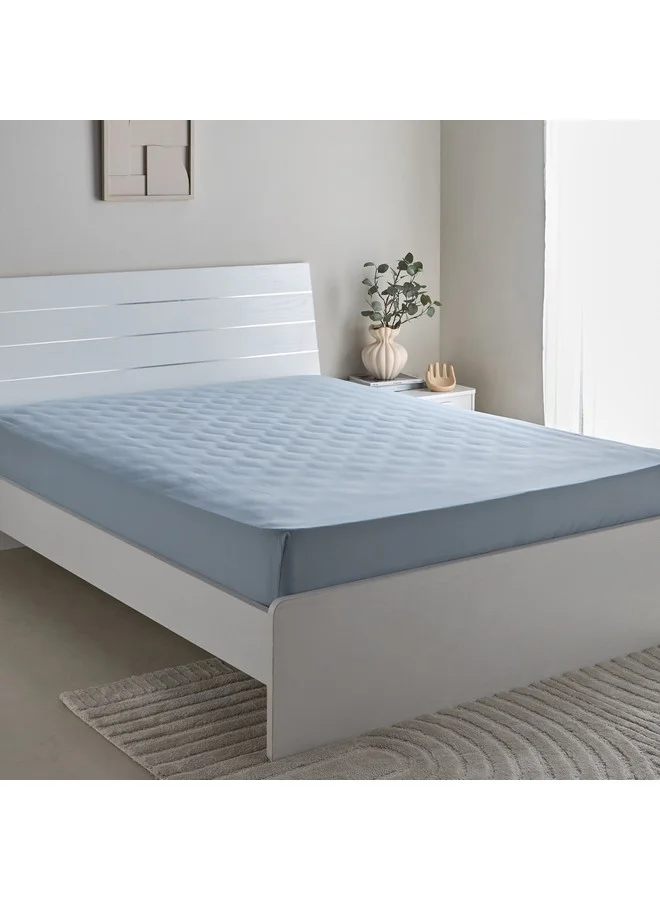 Home Box Bristol Polycotton Olympic Queen Fitted Sheet 200 x 25 x 160 cm
