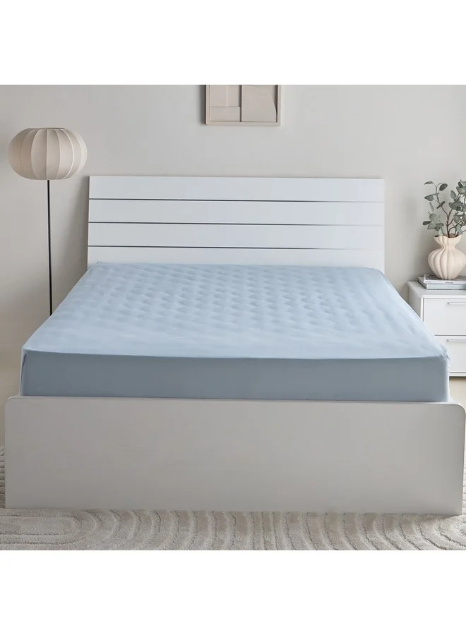 Home Box Bristol Polycotton Olympic Queen Fitted Sheet 200 x 25 x 160 cm