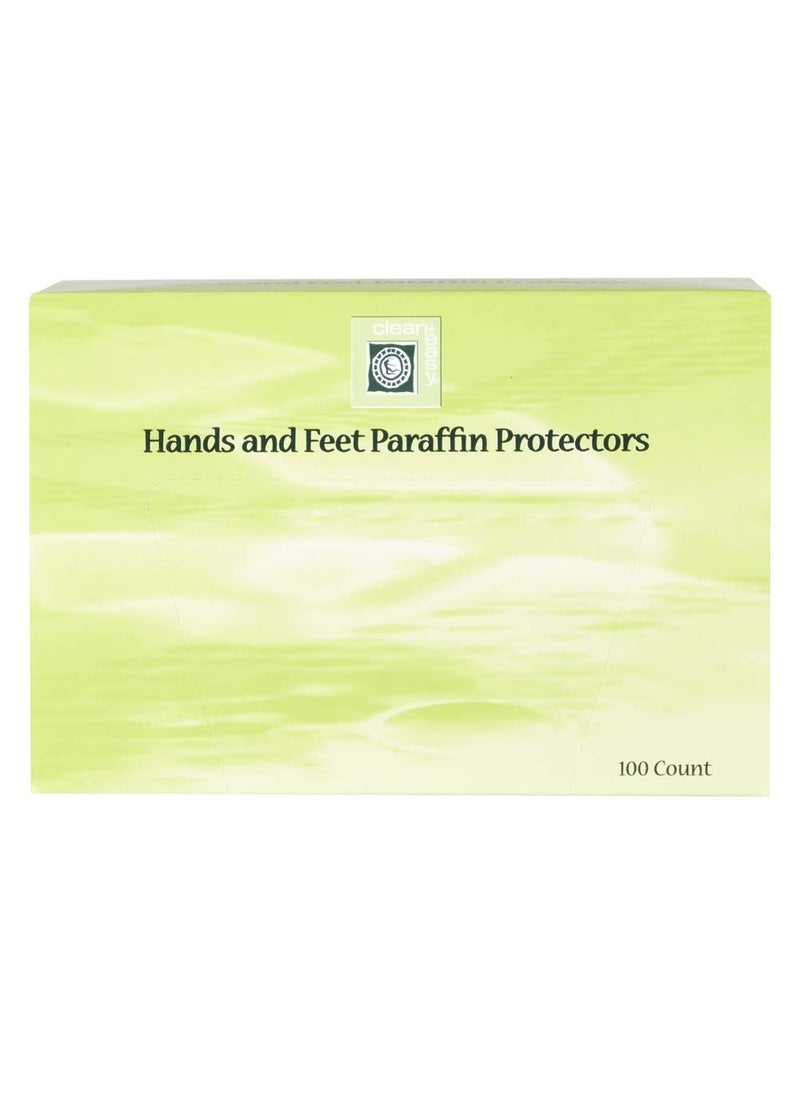 Clean + Easy Clean + Easy Hands and Feet Protectors, Paraffin Wax Bath Liners (100 Count) 